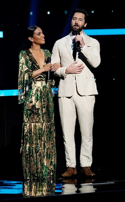 Freema Agyeman, Ryan Eggold, 2019 NBCUniversal Upfront